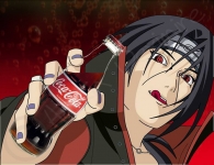 Itachi pubblicizza la Coca Cola